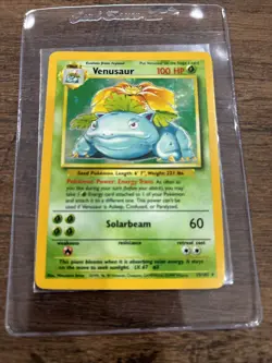 Pokemon TCG Venusaur Base Set 15/102 Holo 1999-2000 Wizards Base Set... - Image 4