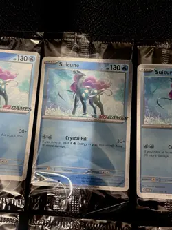 Lot of 6 x Pokemon Suicune 026/094 EB Games Stamped Holo Promo SEALED - Image 3