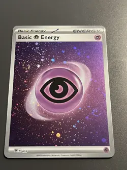 Pokemon - Psychic Energy Holo + LOTS of SWIRLS - SVE EN 005 Scarlet & Violet 151 - Image 1