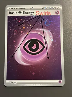 Pokemon - Psychic Energy Holo + LOTS of SWIRLS - SVE EN 005 Scarlet & Violet 151 - Image 3