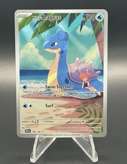 Misty's Lapras 194/182 Illustration Rare Destined Rivals NM Pokemon TCG - Image 1