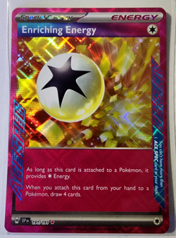 NM Pokemon Enriching Energy - SV08: Surging Sparks (SV08) 191 ACE SPEC Rare - Image 1