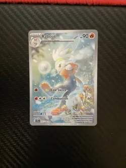 Pokemon TCG Raboot 147/142 Illustration Rare Stellar Crown NM - Image 1