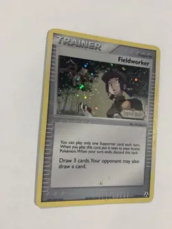 2006 Pokemon Legend Maker Stamped Cosmos Holo Trainer Fieldworker 73/92 RARE XMT - Image 2