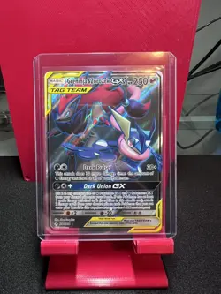 Greninja & Zoroark GX 200/214 NM Full Art Holo Unbroken Bonds - Pokemon TCG - Image 1