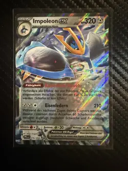 POKEMON EMPOLEON EX 070/094 Fatale Flammen PHANTASMAL FLAMES Impoleon Pokemon - Image 1