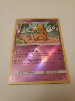 Pokemon TCG Hypno Sun & Moon Base Set 60/149 Reverse Holo Uncommon - Image 1