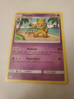 Pokemon TCG Hypno Sun & Moon Base Set 60/149 Regular Uncommon - Image 1