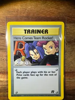 Here Comes Team Rocket! 15/82 Team Rocket Unlimited Holo WOTC Pokemon TCG NM - Image 1