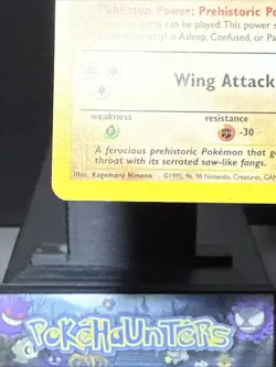 Pokemon Card Aerodactyl 1/62 Fossil Prerelease 1st Edition Holo Rare WOTC LP - Image 5