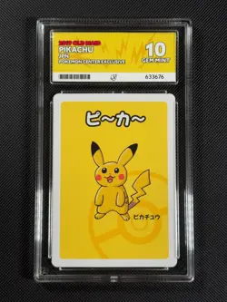 ACE 10 Pikachu OLD MAID Japanese Pokemon Card Pokemon Center Exclusive GEM MINT - Image 1