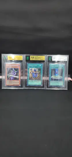 2004 Yu-Gi-Oh! Reshef of Destruction Promo Set (3) - MNT Graded 8.5-9 - Image 1