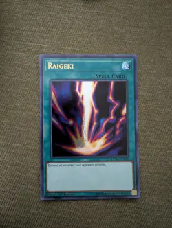 Raigeki LCKC-EN088 Legendary Collection Kaiba 1st Edition for sale online - Image 1