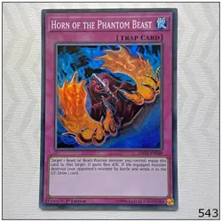 Horn of the Phantom Beast - DASA-EN060 - Super Rare 1st Edition Yugioh - Image 1