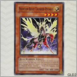 Phantom Beast Thunder-Pegasus - GLD2-EN013 - Common Limited Edition Yugioh - Image 1