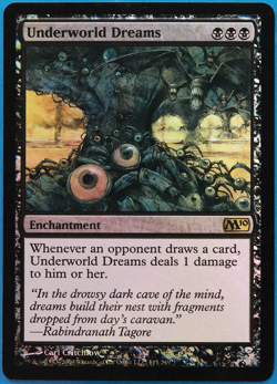 Underworld Dreams FOIL Magic 2010 / M10 PLD Black Rare CARD (498256) ABUGames - Image 1