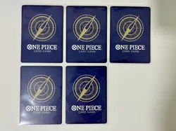 One Piece Card Game Chinese 1st Anniversary Luffy Zoro Sanji Robin Chopper Set - Image 2