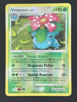 Venusaur 13/147 Platinum Supreme Victors Reverse Holo Rare Pokemon Card MP - Image 1