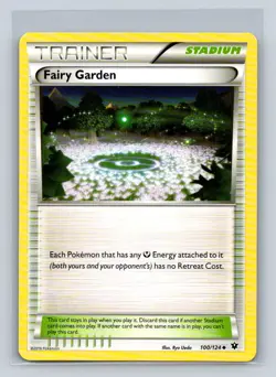 Fairy Garden #100/124 XY: Fates Collide Uncommon - Pokemon Cards D35 - Image 1