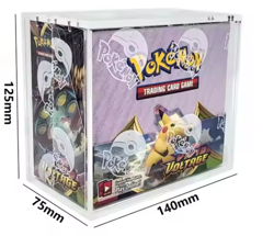 ✅Pokemon Magnetic Booster Box Acrylic Case Pokemon Card Protective Display✅ - Image 4