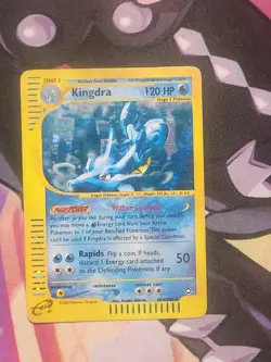 Pokemon Kingdra TCG Holo Rare Card Aquapolis H14/H32 Rare Pokemon 2002 HP - Image 1