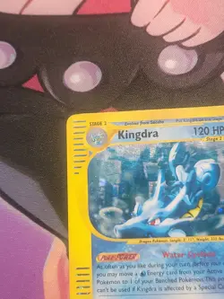 Pokemon Kingdra TCG Holo Rare Card Aquapolis H14/H32 Rare Pokemon 2002 HP - Image 3