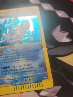 Pokemon Kingdra TCG Holo Rare Card Aquapolis H14/H32 Rare Pokemon 2002 HP - Image 5