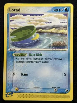 Lotad Sandstorm 66/100 Pokemon card LP-NM - Image 1