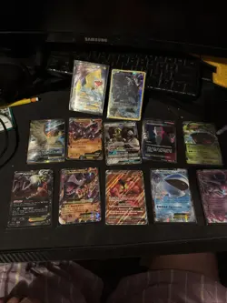 Pokemon Card Lot Of 12 (damaged) EX, FULL art, MEGA EX XY Era - Image 1