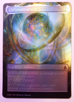 Chromatic Orrery FOIL Proxy Playtest Card with Custom Fantasy Art Design - Image 4