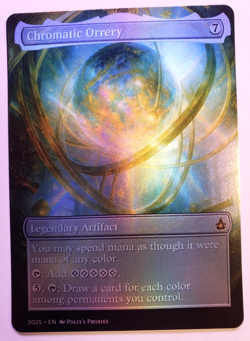Chromatic Orrery FOIL Proxy Playtest Card with Custom Fantasy Art Design - Image 5