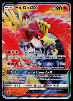 Pokemon Card Ho-Oh GX SM57 SM Promos - Image 1