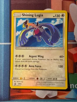 Pokemon Card Shining Lugia - SM82 Shiny Holo Rare SM Promo LP+/NM - Image 1