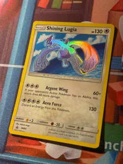 Pokemon Card Shining Lugia - SM82 Shiny Holo Rare SM Promo LP+/NM - Image 2