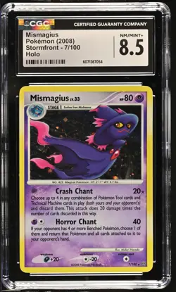 CGC 8.5 Mismagius 2008 Stormfront 7/100 Holo Pokemon Card - Image 1
