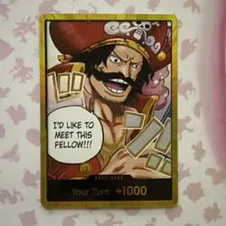 One Piece TCG English OP13 GOLD Don!! Card - Carrying On His Will - Image 1