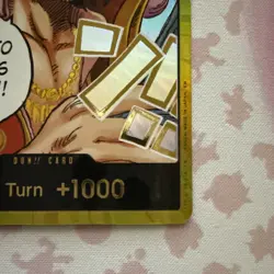 One Piece TCG English OP13 GOLD Don!! Card - Carrying On His Will - Image 3