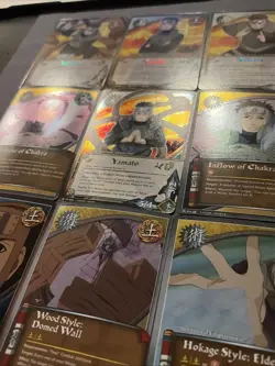 Naruto CCG Yamato Card Lot - 1st Editions + Holo Promo 046 all NM - Image 2