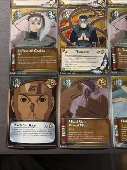 Naruto CCG Yamato Card Lot - 1st Editions + Holo Promo 046 all NM - Image 3