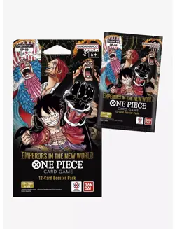 (5) Bandai Namco One Piece OP09 Sleeved Booster Pack - 12 Cards Per Pack Lot - Image 1