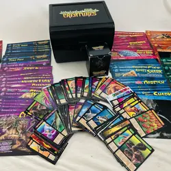 WEIRD N WILD CREATURES CASE 172 TRADING CARDS 200+ LARGE KNOWLEDGE CARDS - Image 2
