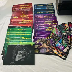 WEIRD N WILD CREATURES CASE 172 TRADING CARDS 200+ LARGE KNOWLEDGE CARDS - Image 3