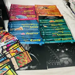 WEIRD N WILD CREATURES CASE 172 TRADING CARDS 200+ LARGE KNOWLEDGE CARDS - Image 4