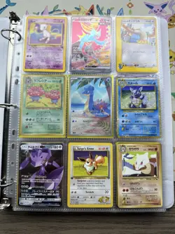 Pokemon Collection Binder Vintage Lot of Cards Holos WOTC E-Reader Promo - Image 1