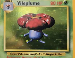 Pokemon Cards: Jungle Rare Holo: Vileplume 15/64 No Symbol Error - Image 3