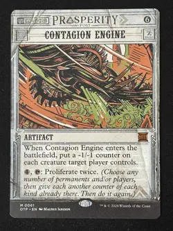 1x MTG Contagion Engine - Outlaws of Thunder Junction: Breaking News (OTP) #61 - Image 1