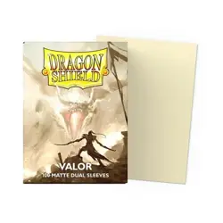 Dragon Shield Sleeves: Standard Matte Dual - Valor 100CT - Image 1