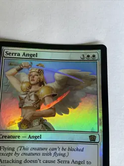 MTG Serra Angel Eighth Edition magic the gathering actual pics NM - Image 3