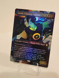 BORDERLESS FOIL Azula, Cunning Usurper Avatar The Last Airbender MTG NM 303 TLA - Image 1