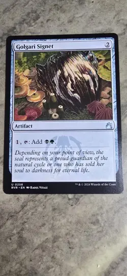 Golgari Signet Ravnica Remastered Regular Artifact Uncommon MTG NM - Image 1